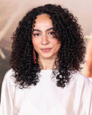 Aurora Perrineau, 18 Kasım 2024 'te Hollywood, Los Angeles, Kaliforniya, ABD' deki TCL Çin Tiyatrosu IMAX 'te düzenlenen Paramount Pictures' Gladyatör II 'nin Los Angeles prömiyerine geldi..