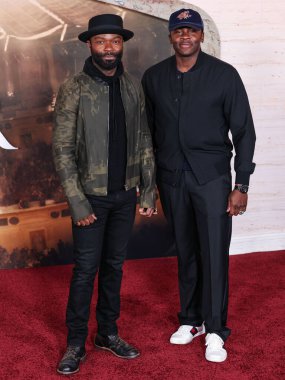 David Oyelowo ve Derek Luke, 18 Kasım 2024 'te Hollywood, Los Angeles, Kaliforniya, ABD' deki TCL Çin Tiyatrosu IMAX 'te düzenlenen Paramount Pictures' Gladyatör II 'nin Los Angeles galasına geldiler..