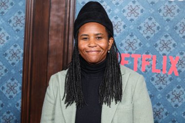 Katia Washington arrives at the Los Angeles Premiere Of Netflix's 'The Piano Lesson' held at The Egyptian Theatre Hollywood on November 19, 2024 in Hollywood, Los Angeles, California, United States.  clipart