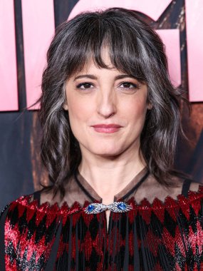 Rachel Yoder, 20 Kasım 2024 'te Hollywood, Los Angeles, Kaliforniya, ABD' de bulunan Linwood Dunn Tiyatrosu Sinema Bilimleri Akademisi 'nde düzenlenen Searchlight Pictures' Nightbitch 'in Los Angeles galasına geldi..