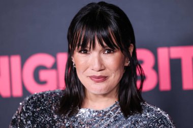 Zoe Chao, 20 Kasım 2024 'te Hollywood, Los Angeles, Kaliforniya, ABD' deki Sinema Sanatları Akademisi - Linwood Dunn Tiyatrosu 'nda düzenlenen Searchlight Pictures' Nightbitch 'in Los Angeles galasına geldi..