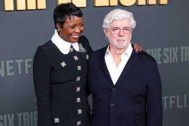 Mellody Hobson ve kocası George Lucas, Netflix 'in 3 Aralık 2024' te Hollywood 'da Hollywood, Los Angeles, Kaliforniya, ABD' de düzenlenen 