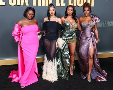 Shanice Williams, Kylie Jefferson, Moriah Brown ve Milauna Jackson, 3 Aralık 2024 'te Hollywood' da Hollywood, Los Angeles, Kaliforniya, ABD 'de düzenlenen Netflix' in 