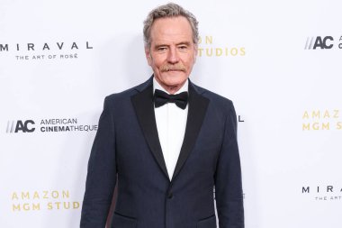 Bryan Cranston arrives at the 38th Annual American Cinematheque Awards 2024 Honoring Jessica Chastain held at The Beverly Hilton Hotel on December 6, 2024 in Beverly Hills, Los Angeles, California, United States.  clipart