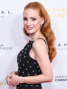 Jessica Chastain, 6 Aralık 2024 'te Beverly Hilton Oteli' nde düzenlenen 38. Geleneksel Amerikan Sinematek Ödülleri 'ne geliyor..