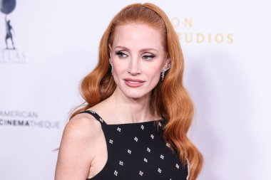 Jessica Chastain, 6 Aralık 2024 'te Beverly Hilton Oteli' nde düzenlenen 38. Geleneksel Amerikan Sinematek Ödülleri 'ne geliyor..