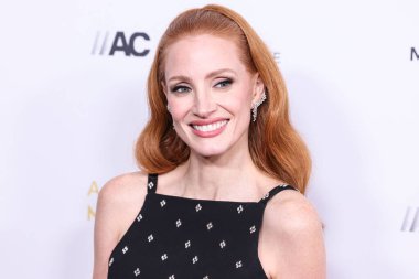 Jessica Chastain, 6 Aralık 2024 'te Beverly Hilton Oteli' nde düzenlenen 38. Geleneksel Amerikan Sinematek Ödülleri 'ne geliyor..