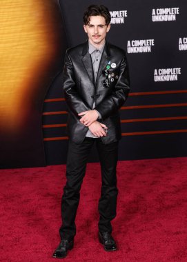 Timothee Chalamet, 10 Aralık 2024 'te Hollywood, Los Angeles, Kaliforniya, ABD' deki Dolby Tiyatrosu 'nda düzenlenen Searchlight Pictures' ın 