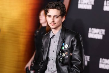 Timothee Chalamet, 10 Aralık 2024 'te Hollywood, Los Angeles, Kaliforniya, ABD' deki Dolby Tiyatrosu 'nda düzenlenen Searchlight Pictures' ın 