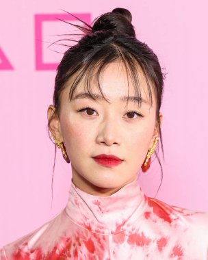 Gia Kim, Netflix 'in' Squid Game 'sezonu için Los Angeles Şehir Koleji' nde 12 Aralık 2024 'te Los Angeles, Kaliforniya, ABD' de düzenlenen Los Angeles Premiere And Fan Organent 'e geliyor..  