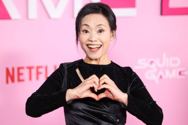 Kang Ae-shim, Netflix 'in 12 Aralık 2024' te Los Angeles, Kaliforniya, ABD 'de düzenlenen' Squid Game 'sezonunun Los Angeles City Koleji' nde düzenlenen Los Angeles Premiere And Fan Organent 'ine geliyor..    