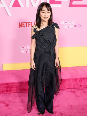 Kim Ji-yeon, Netflix 'in' Squid Game 'sezonu için Los Angeles City College' da 12 Aralık 2024 'te Los Angeles, Kaliforniya, ABD' de düzenlenen Los Angeles Premiere And Fan Organent 'e geliyor..   