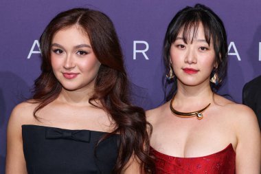 Anna Cathcart ve Gia Kim, 14 Aralık 2024 'te Beverly Hilton Oteli' nde düzenlenen 22. Unutulmaz Asya Amerikan Ödülleri 'ne geldiler.. 