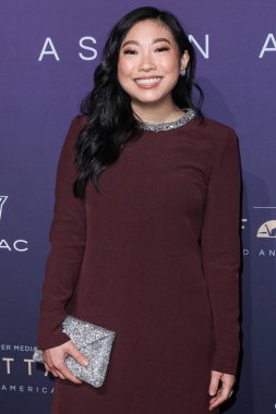 Awkwafina, 14 Aralık 2024 'te Beverly Hilton Hotel' de düzenlenen 22. Unutulmaz Asya Amerikan Ödülleri 'ne geliyor..