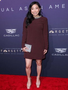 Awkwafina, 14 Aralık 2024 'te Beverly Hilton Hotel' de düzenlenen 22. Unutulmaz Asya Amerikan Ödülleri 'ne geliyor..