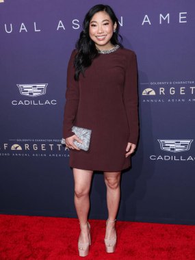 Awkwafina, 14 Aralık 2024 'te Beverly Hilton Hotel' de düzenlenen 22. Unutulmaz Asya Amerikan Ödülleri 'ne geliyor..