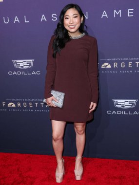 Awkwafina, 14 Aralık 2024 'te Beverly Hilton Hotel' de düzenlenen 22. Unutulmaz Asya Amerikan Ödülleri 'ne geliyor..