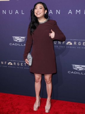 Awkwafina, 14 Aralık 2024 'te Beverly Hilton Hotel' de düzenlenen 22. Unutulmaz Asya Amerikan Ödülleri 'ne geliyor..