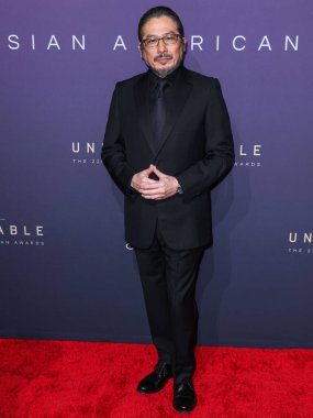 Hiroyuki Sanada arrives at the 22nd Annual Unforgettable Gala Asian American Awards 2024 held at The Beverly Hilton Hotel on December 14, 2024 in Beverly Hills, Los Angeles, California, United States. clipart