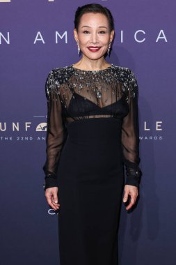Joan Chen, 14 Aralık 2024 'te Beverly Hilton Oteli' nde düzenlenen 22. Geleneksel Unutulmaz Asya Amerikan Ödülleri 'ne geliyor..