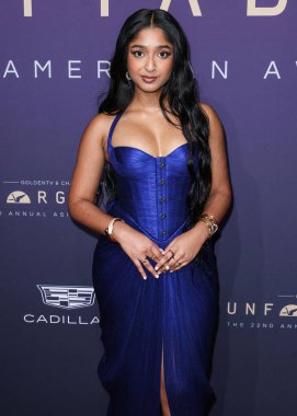 Maitreyi Ramakrishnan, 14 Aralık 2024 'te Beverly Hilton Oteli' nde düzenlenen 22. Geleneksel Unutulmaz Asya Amerikan Ödülleri 'ne geliyor..