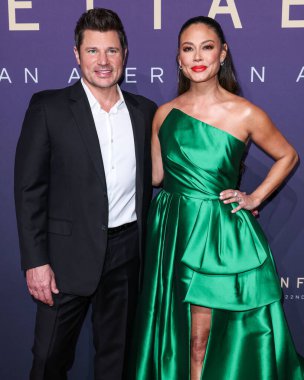 Nick Lachey ve eşi Vanessa Lachey, 14 Aralık 2024 'te Beverly Hilton Hotel' de düzenlenen 22. Geleneksel Unutulmaz Asya Amerikan Ödülleri 'ne geldiler..
