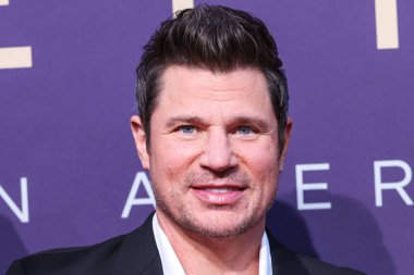 Nick Lachey arrives at the 22nd Annual Unforgettable Gala Asian American Awards 2024 held at The Beverly Hilton Hotel on December 14, 2024 in Beverly Hills, Los Angeles, California, United States. clipart