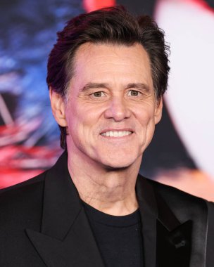 Jim Carrey arrives at the Los Angeles Premiere Of Paramount Pictures' 'Sonic The Hedgehog 3' held at the TCL Chinese Theatre IMAX on December 16, 2024 in Hollywood, Los Angeles, California, United States. clipart