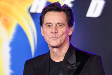 Jim Carrey arrives at the Los Angeles Premiere Of Paramount Pictures' 'Sonic The Hedgehog 3' held at the TCL Chinese Theatre IMAX on December 16, 2024 in Hollywood, Los Angeles, California, United States. clipart