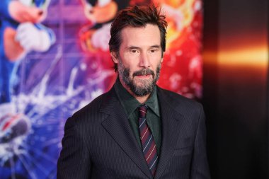 Keanu Reeves, 16 Aralık 2024 'te Hollywood, Los Angeles, Kaliforniya, ABD' deki TCL Çin Tiyatrosu IMAX 'te düzenlenen Paramount Pictures' ın Sonic The Hedgehog 3 'ün Los Angeles galasına geldi.. 