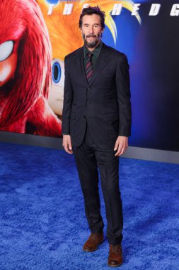 Keanu Reeves, 16 Aralık 2024 'te Hollywood, Los Angeles, Kaliforniya, ABD' deki TCL Çin Tiyatrosu IMAX 'te düzenlenen Paramount Pictures' ın Sonic The Hedgehog 3 'ün Los Angeles galasına geldi.. 