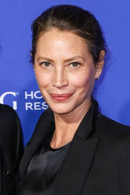 Christy Turlington Burns, 3 Ocak 2025 'te Palm Springs Kongre Merkezi' nde düzenlenen 36. Palm Springs Uluslararası Film Festivali Ödülleri 'ne geldi..