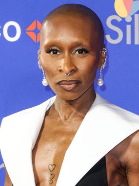 Cynthia Erivo, 3 Ocak 2025 'te Palm Springs Kongre Merkezi' nde düzenlenen 36. Palm Springs Uluslararası Film Festivali Ödülleri 'ne geldi..