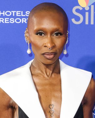 Cynthia Erivo, 3 Ocak 2025 'te Palm Springs Kongre Merkezi' nde düzenlenen 36. Palm Springs Uluslararası Film Festivali Ödülleri 'ne geldi..