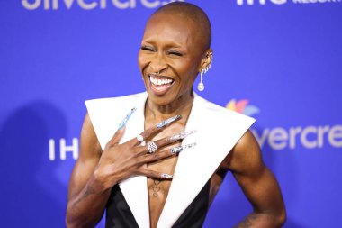 Cynthia Erivo, 3 Ocak 2025 'te Palm Springs Kongre Merkezi' nde düzenlenen 36. Palm Springs Uluslararası Film Festivali Ödülleri 'ne geldi..
