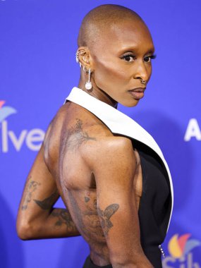 Cynthia Erivo, 3 Ocak 2025 'te Palm Springs Kongre Merkezi' nde düzenlenen 36. Palm Springs Uluslararası Film Festivali Ödülleri 'ne geldi..