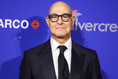 Stanley Tucci, Palm Springs Uluslararası Film Festivali 'nin 36. Geleneksel Film Ödülleri' ne 3 Ocak 2025 'te Palm Springs Kongre Merkezi' nde ulaştı..