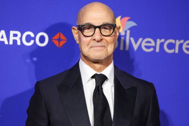 Stanley Tucci, Palm Springs Uluslararası Film Festivali 'nin 36. Geleneksel Film Ödülleri' ne 3 Ocak 2025 'te Palm Springs Kongre Merkezi' nde ulaştı..