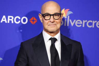 Stanley Tucci, Palm Springs Uluslararası Film Festivali 'nin 36. Geleneksel Film Ödülleri' ne 3 Ocak 2025 'te Palm Springs Kongre Merkezi' nde ulaştı..