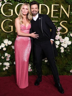 Annabelle Wallis ve Sebastian Stan, 5 Ocak 2025 'te Beverly Hilton Oteli' nde düzenlenen 82..