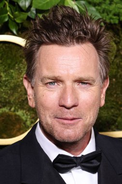 Ewan McGregor arrives at the 82nd Annual Golden Globe Awards held at The Beverly Hilton Hotel on January 5, 2025 in Beverly Hills, Los Angeles, California, United States.  clipart