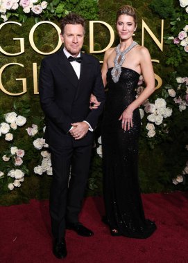 Ewan McGregor ve Mary Elizabeth Winstead, 5 Ocak 2025 'te Beverly Hilton Oteli' nde düzenlenen 82..