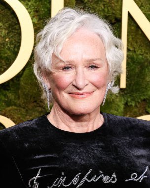 Glenn Close, Beverly Hilton Oteli 'nde 5 Ocak 2025' te düzenlenen 82. Altın Küre Ödülleri 'ne geldi..