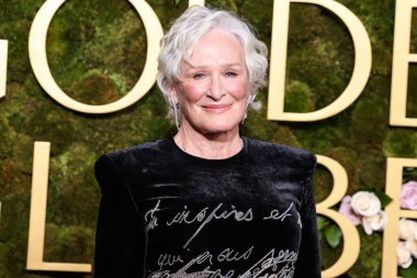 Glenn Close, Beverly Hilton Oteli 'nde 5 Ocak 2025' te düzenlenen 82. Altın Küre Ödülleri 'ne geldi..