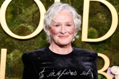 Glenn Close, Beverly Hilton Oteli 'nde 5 Ocak 2025' te düzenlenen 82. Altın Küre Ödülleri 'ne geldi..