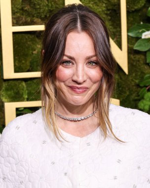 Kaley Cuoco, 5 Ocak 2025 'te Beverly Hilton Oteli' nde düzenlenen 82. Altın Küre Ödülleri 'ne geliyor..