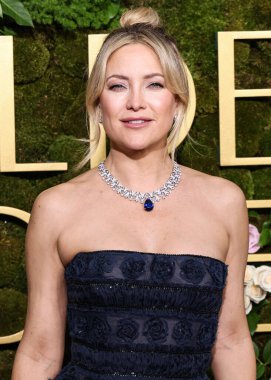 Carolina Herrera 'yı giyen Kate Hudson, 5 Ocak 2025' te Beverly Hilton Oteli 'nde düzenlenen 82.. 