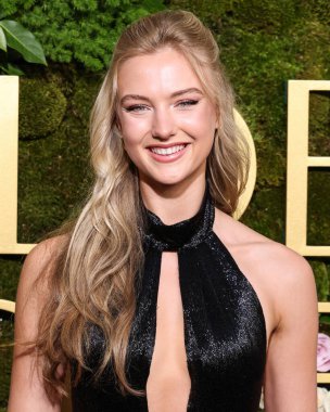 Lilly Krug, Beverly Hilton Oteli 'nde 5 Ocak 2025' te düzenlenen 82. Altın Küre Ödülleri 'ne geliyor..