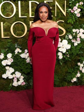 Sheryl Lee Ralph arrives at the 82nd Annual Golden Globe Awards held at The Beverly Hilton Hotel on January 5, 2025 in Beverly Hills, Los Angeles, California, United States. clipart