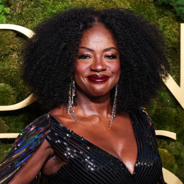 Gucci 'yi giyen Viola Davis, 5 Ocak 2025' te Beverly Hilton Oteli 'nde düzenlenen 82..